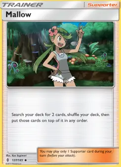 Mallow 127 — shown as an example of the Reverse Holofoil finish