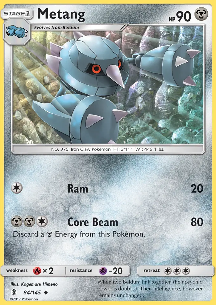 Metang 84 card from Guardians Rising