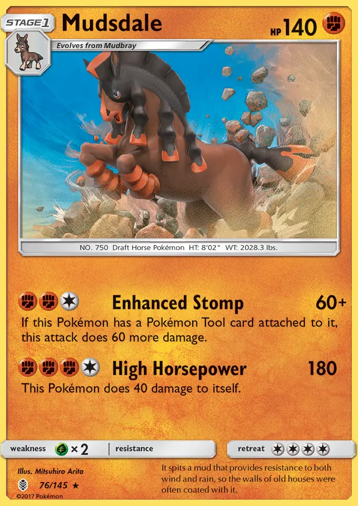 Mudsdale 76 — Guardians Rising 76, Holofoil finish