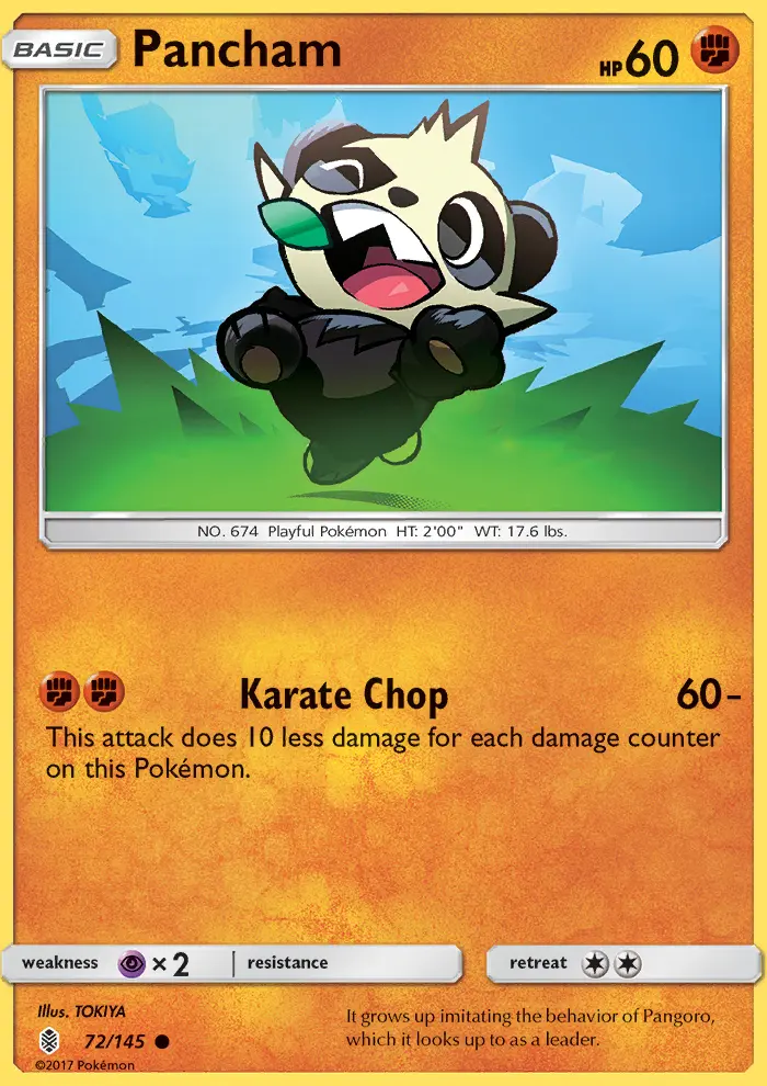 Pancham 72 card from Guardians Rising