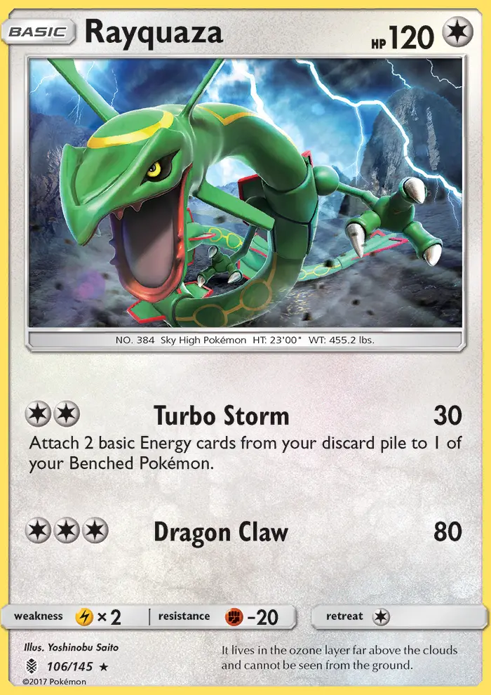 Rayquaza 106 — Guardians Rising 106, Normal finish