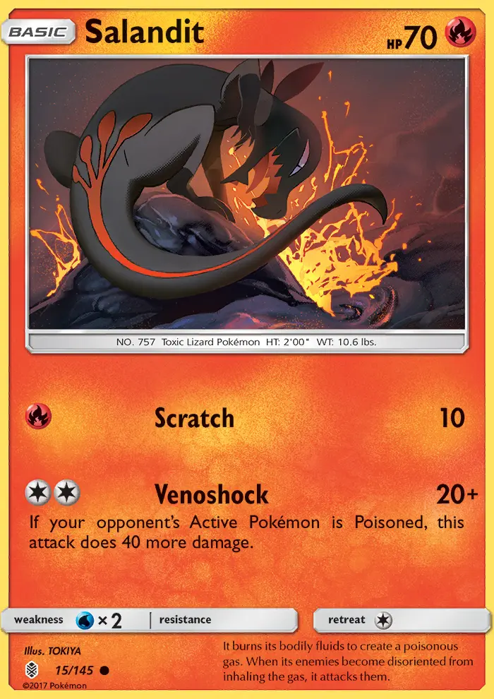 Salandit 15 card from Guardians Rising