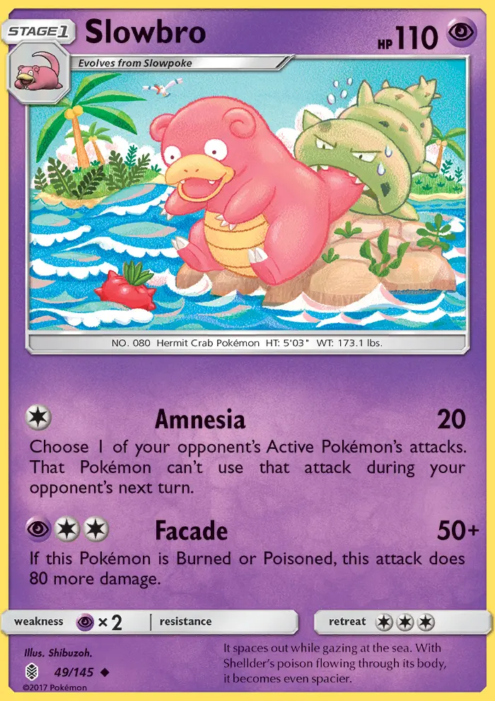 Slowbro 49 card from Guardians Rising
