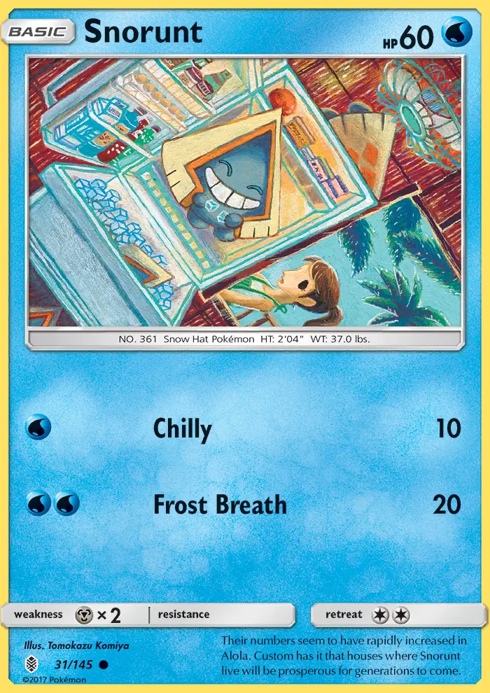 Snorunt 31 card from Guardians Rising
