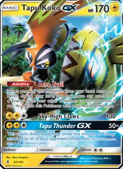 Tapu Koko-GX — Guardians Rising #47