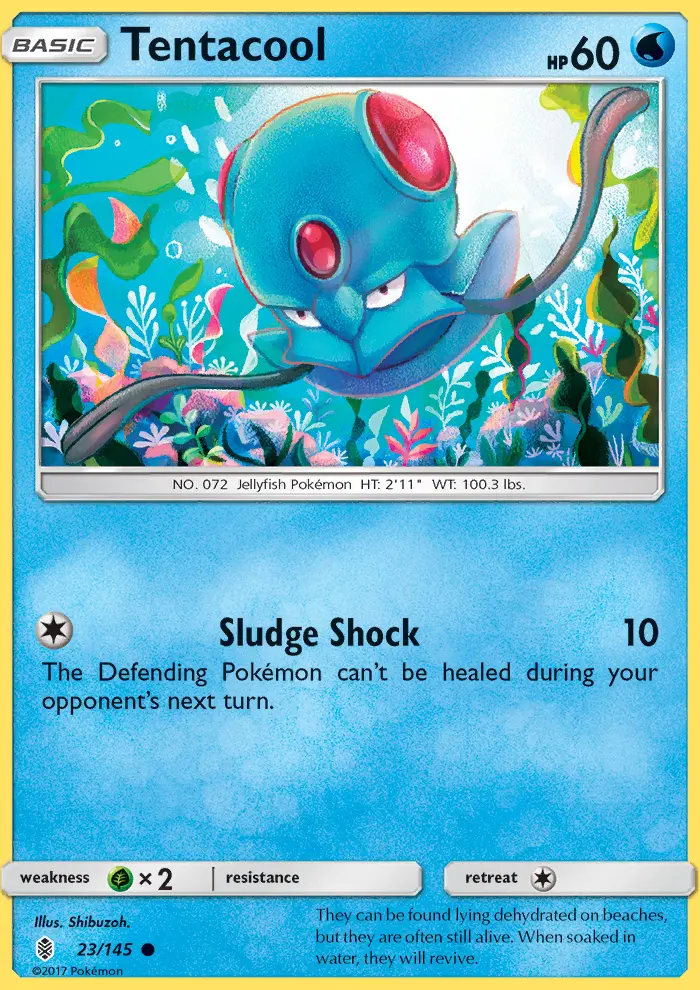 Tentacool 23 — Guardians Rising 23, Normal finish