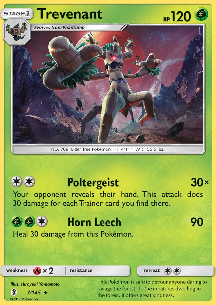Trevenant 7 — Guardians Rising 7, Normal finish