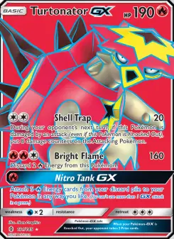 Turtonator-GX 131 — shown as an example of the Reverse Holofoil finish