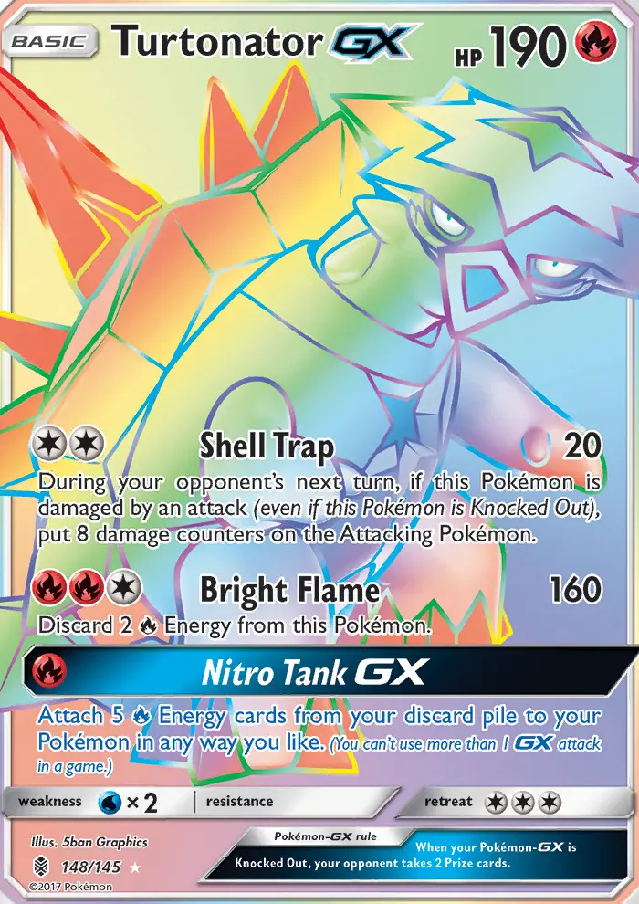 Turtonator-GX 148 card from Guardians Rising