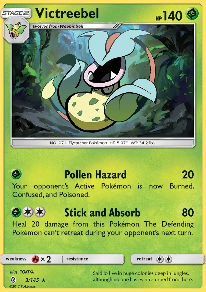 Victreebel 3 — Guardians Rising 3, Normal finish