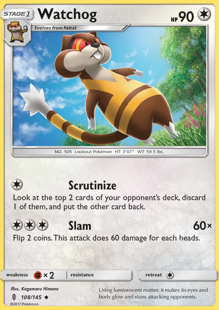 Watchog 108 card from Guardians Rising