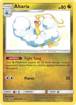 Altaria — Hidden Fates Shiny Vault #SV37