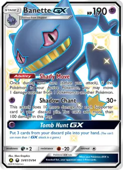 Banette-GX — Hidden Fates Shiny Vault #SV61