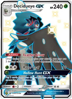 Decidueye-GX SV47 — Hidden Fates Shiny Vault