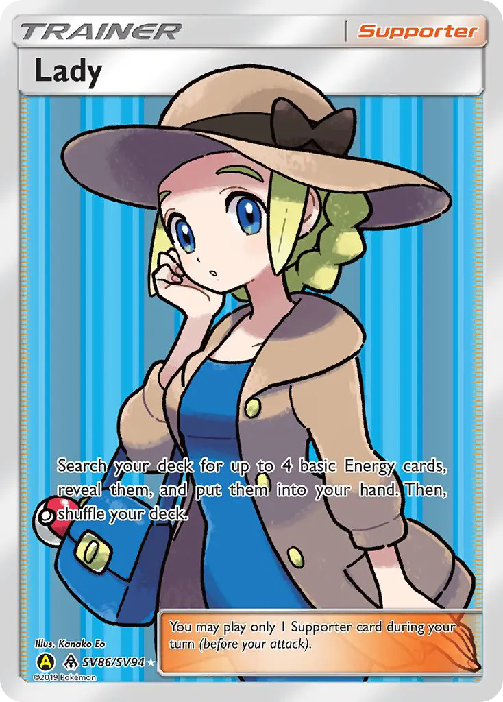 Lady SV86 — Hidden Fates Shiny Vault SV86, Holofoil finish