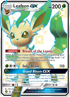Leafeon-GX SV46 — Hidden Fates Shiny Vault