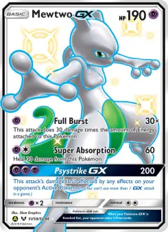 Mewtwo-GX SV59 — Hidden Fates Shiny Vault