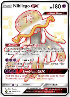 Nihilego-GX SV62 — Hidden Fates Shiny Vault