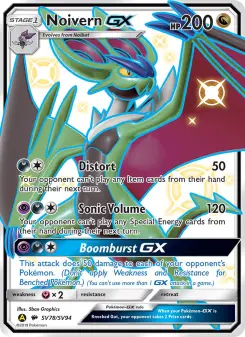 Noivern-GX SV78 — Hidden Fates Shiny Vault