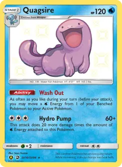 Quagsire SV10 — Hidden Fates Shiny Vault