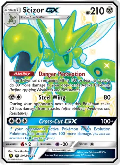 Scizor-GX SV72 — Hidden Fates Shiny Vault