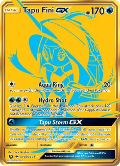 Tapu Fini-GX SV92 — Hidden Fates Shiny Vault
