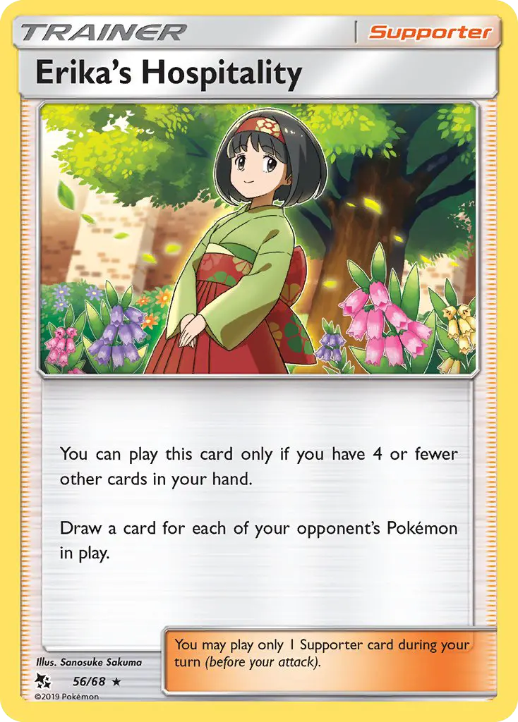 Erika's Hospitality 56 card from Hidden Fates