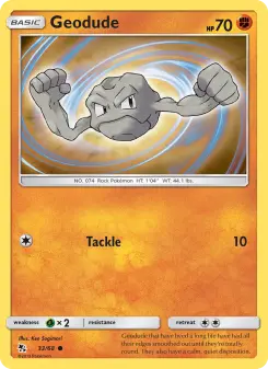 Geodude — Hidden Fates #33