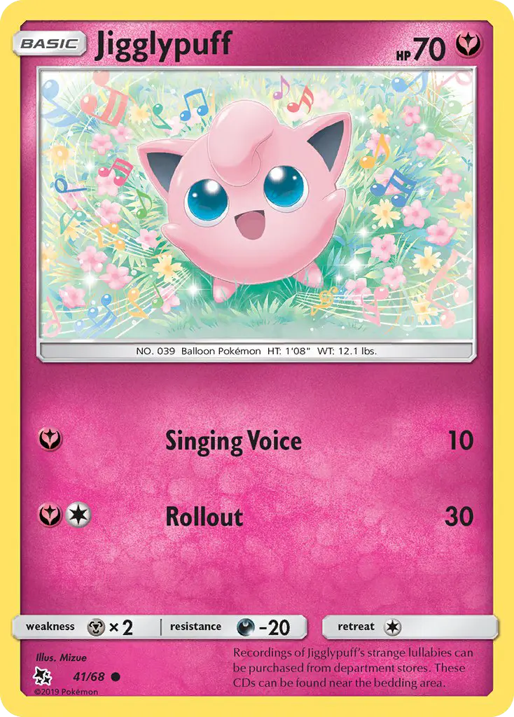 Jigglypuff 41 — Hidden Fates 41, Normal finish