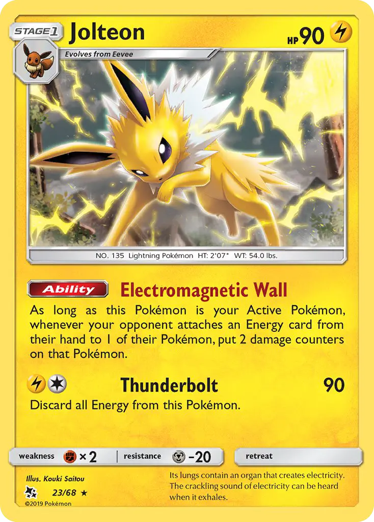 Jolteon 23 — Hidden Fates 23, Normal finish
