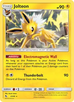 Jolteon — Hidden Fates #23