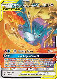Moltres & Zapdos & Articuno-GX 44 — Hidden Fates