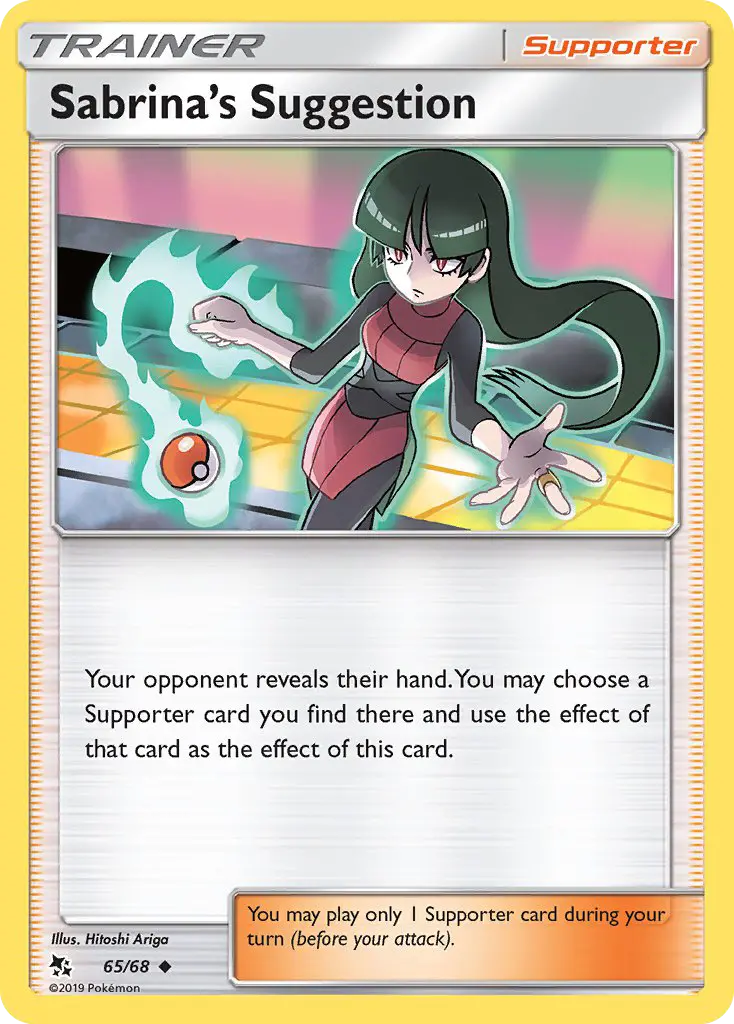 Sabrina's Suggestion 65 — Hidden Fates 65, Normal finish
