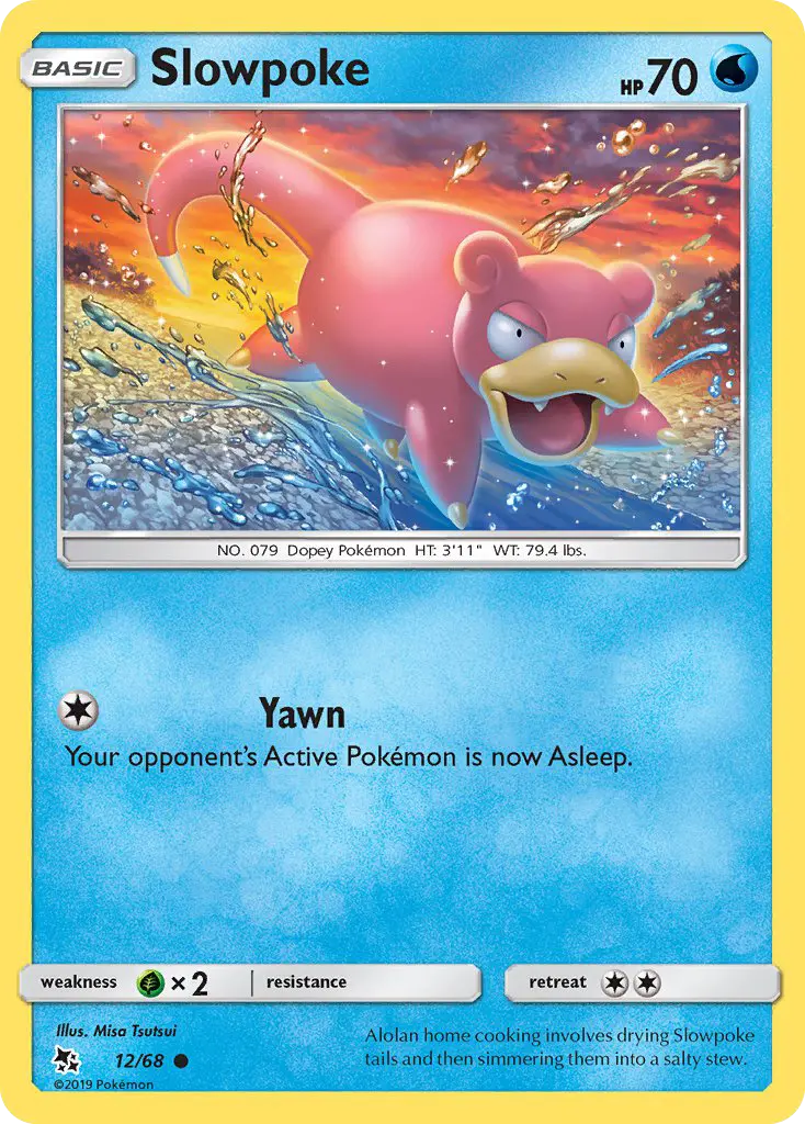 Slowpoke 12 — Hidden Fates 12, Normal finish