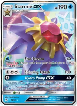 Starmie-GX 14 — Hidden Fates
