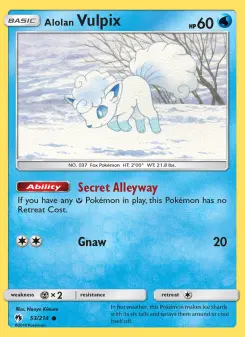 Alolan Vulpix — Lost Thunder #53