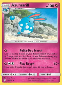 Azumarill 136 — Lost Thunder