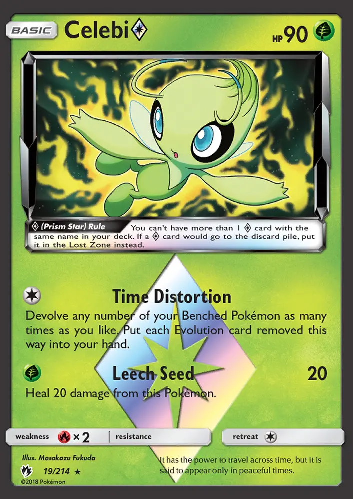 Celebi ◇ 19 card from Lost Thunder