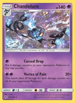 Chandelure — Lost Thunder #103