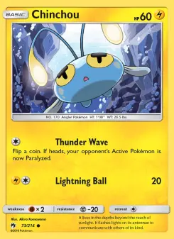 Chinchou — Lost Thunder #73