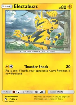 Electabuzz — Lost Thunder #71
