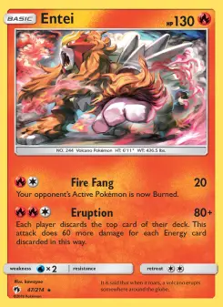 Entei — Lost Thunder #47