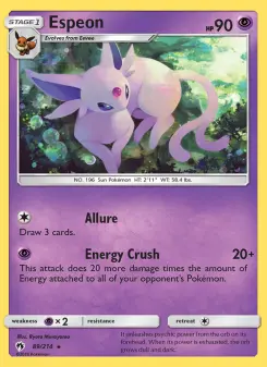 Espeon — Lost Thunder #89