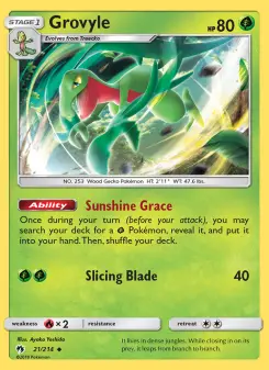 Grovyle — Lost Thunder 21