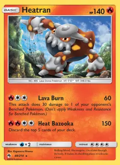 Heatran — Lost Thunder #48