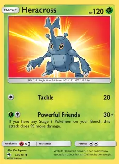 Heracross — Lost Thunder #18