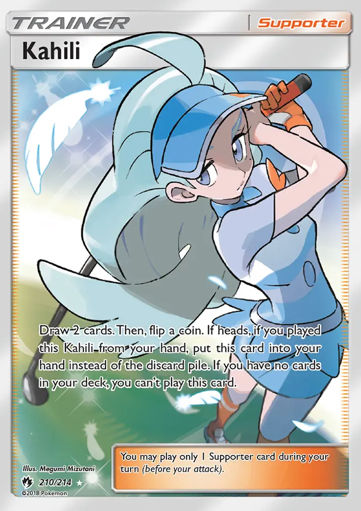 Kahili 210 — Lost Thunder 210, Holofoil finish