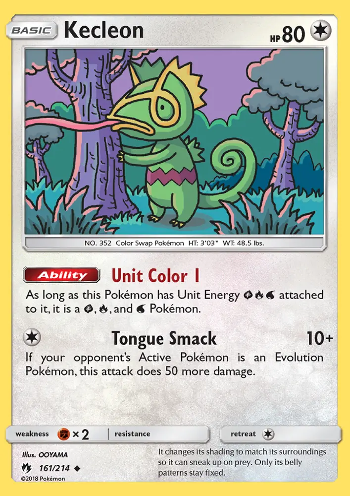 Kecleon 161 — Lost Thunder 161, Normal finish