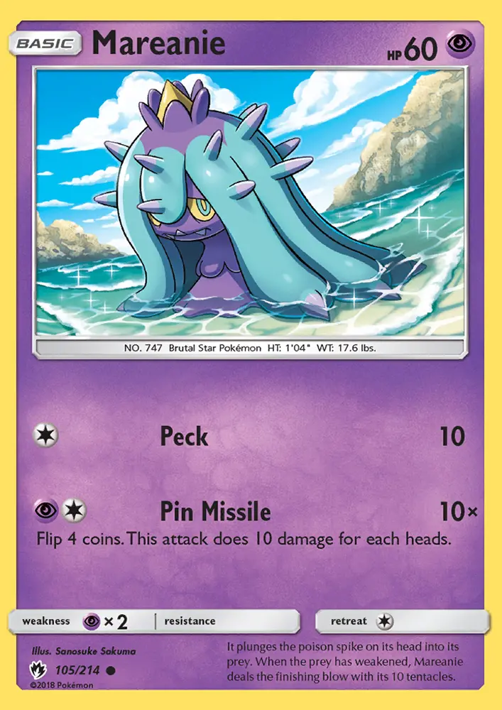 Mareanie 105 — Lost Thunder 105, Normal finish
