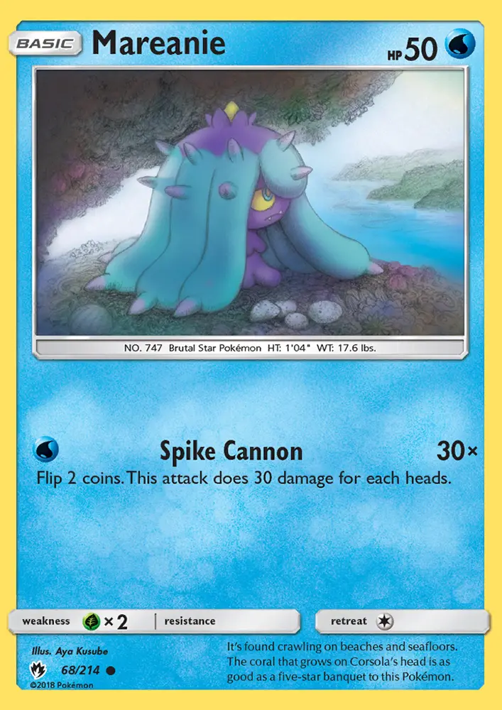 Mareanie 68 — Lost Thunder 68, Normal finish